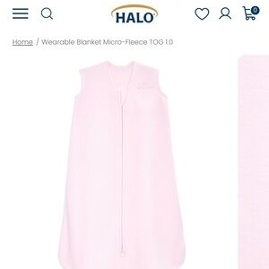Halo Pink Wearable Blanket Micro-Fleece Sleep Sack